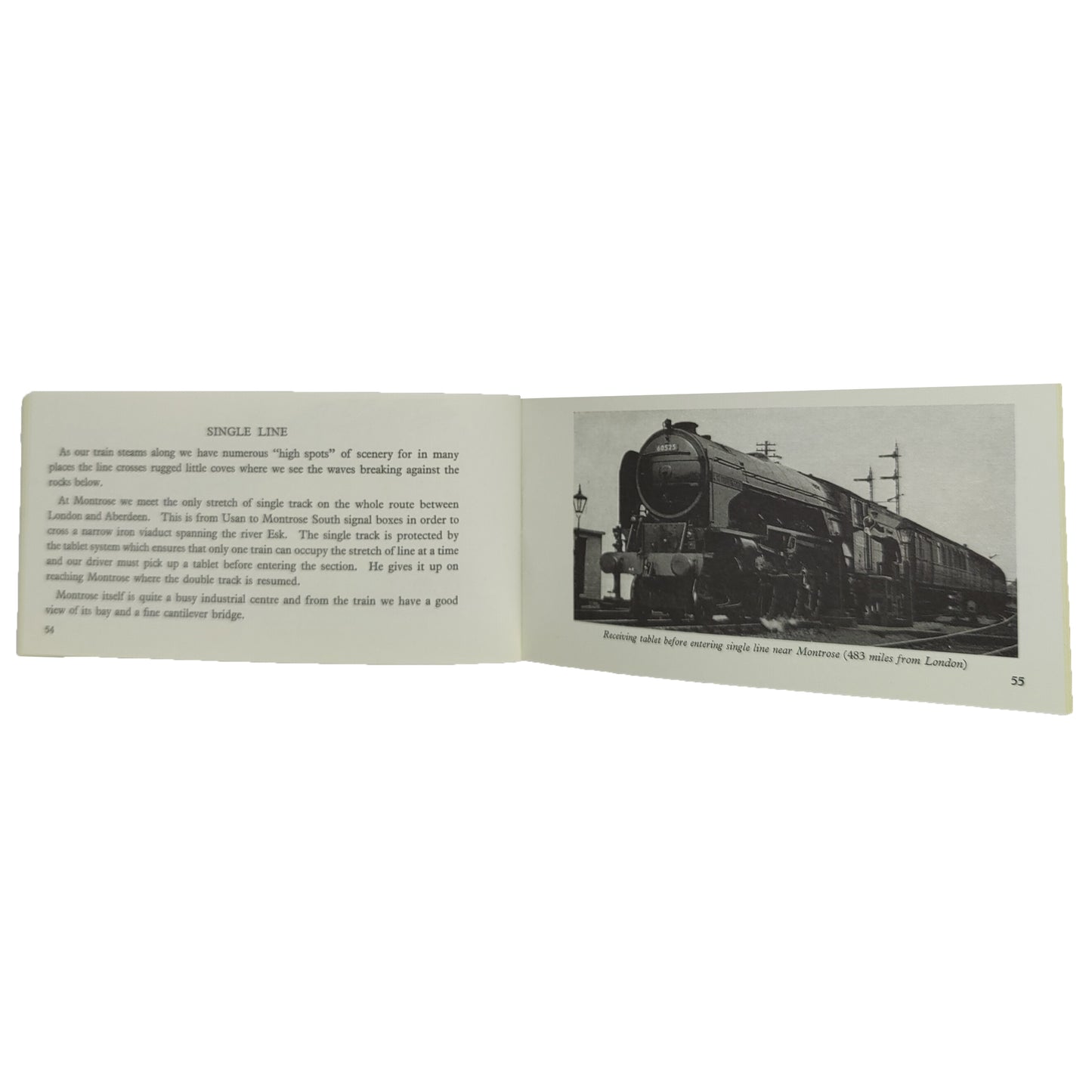 Reproduction Flying Scotsman Booklet by Alan Anderson