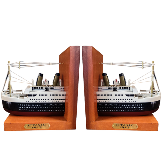 Titanic Wooden Bookends