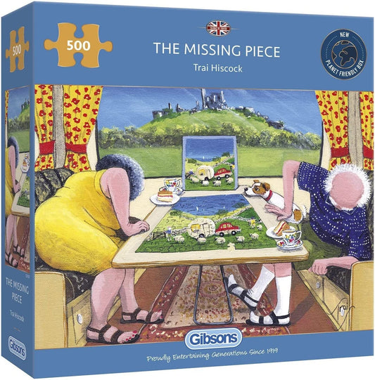 'The Missing Piece' 500 Piece Funny Jigsaw