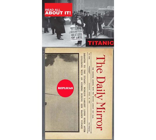 Replica Newspaper: Titanic